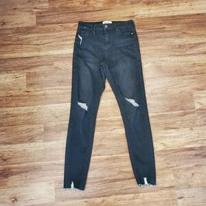 Miss Selfridge Skinny Black Jeans Size 4